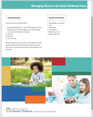 Managing Stress in the Early Years