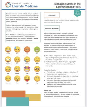 Managing Stress in the Early Years