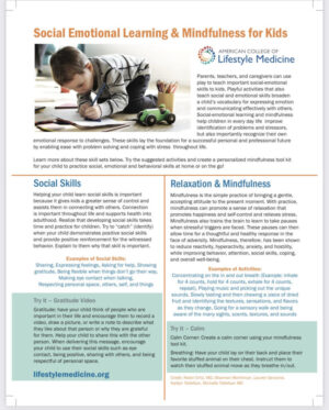 Social Emotional Learning & Mindfulness For Kids