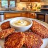 Crunchy Chickpea Quinoa Fritters: Lemon Tahini Dream!