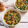 Three-Bean Soup with Turmeric and Lentils